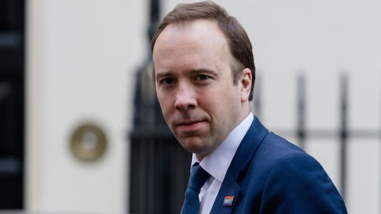 بعد جونسون..وزير الصحة البريطاني يعلن اصابته بفيروس كورونا